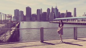 Emily exploring New York City