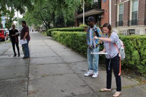 Poli Sci Students Voter Registration Drive