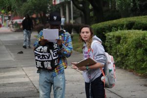 Poli Sci Students Voter Registration Drive