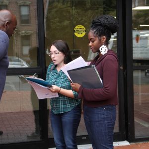 Poli Sci Students Voter Registration Drive