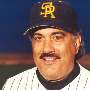 Coach Bob Bellizzi and baseball team