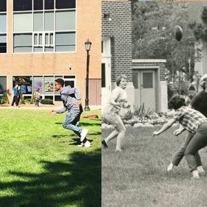 Alumni Association - Students on Campus through History