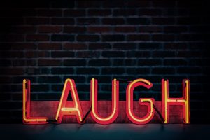 Laugh Comedy Sign