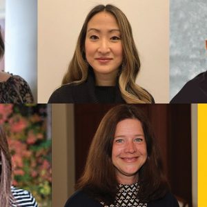 Elizabeth Power, Catie Magil, Jaymes White, Esma Simohamed, and Claudia Lingertat-Putnam