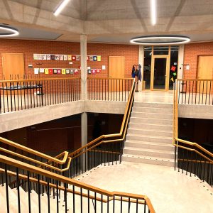 photo of interior of school by Photo by Azzedine Rouichi on Unsplash