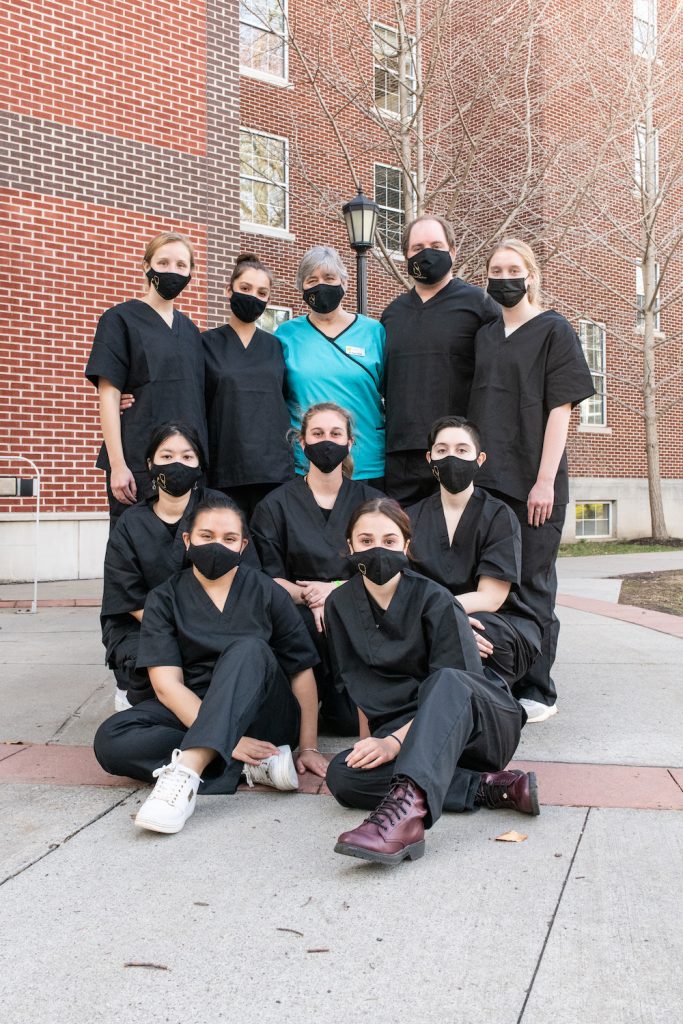 Bottom row (left to right): Laura Uribe, Christina Miscione | Middle row: Dan Shao, Sophia Canale, Gwen Jacobs-Friedman Top row: Sydney Benson, Cassandra Barry, Dr. Joanne Steele, Thomas Gunther and Jenna Berger Missing: Ifeanyi Okwu-uwa, Kaila Franz, Alice Zheng, Janyce Opare, Bryana Anthony, and Alexandra Deeter