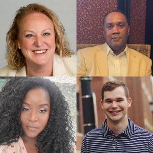 Dr. Angelina Maloney, Anthony Gaddy, Olaiya Curtis, and Xavier DeLuke