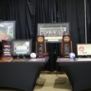 memorabilia from the 2011 NCAA champion Saint Rose women's soccer team