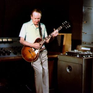 Les Paul in his home studio